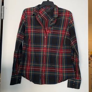 Jcrew plaid button up